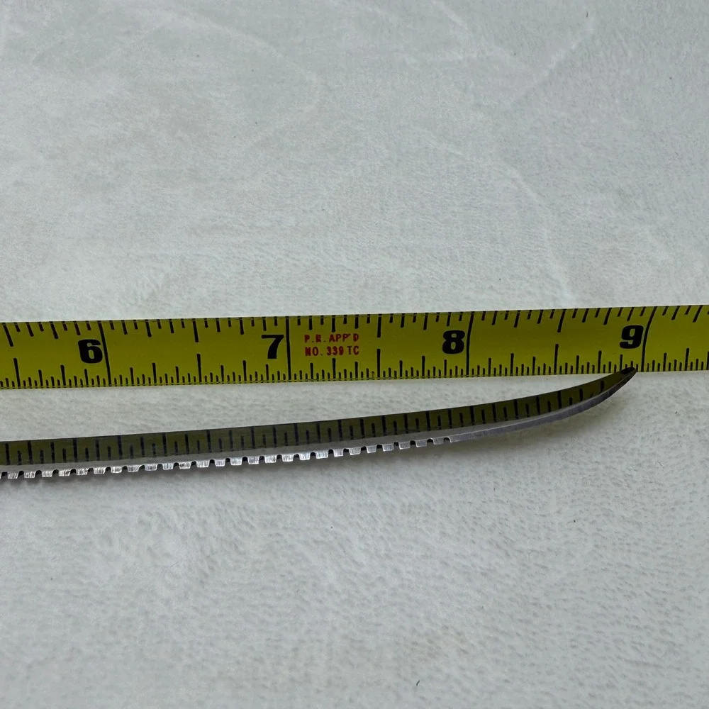 VTG Bakelite Stainless Steel Serrated‎ Utility Knife Curved Blade Slicing Tool